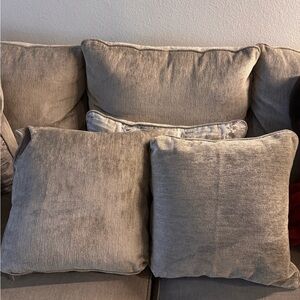 Elegant Gray Throw Pillows